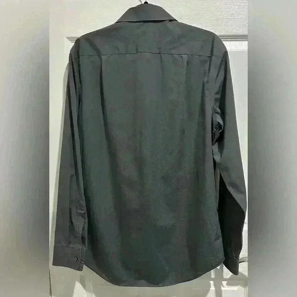 Calvin Klein Slim‎ Fit Non Iron Dress Shirt Size 16/ 34-35 - Picture 2 of 5
